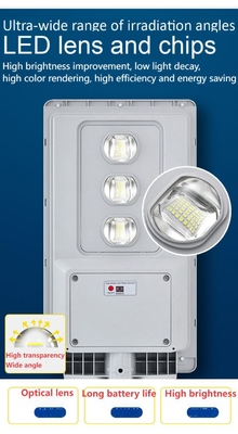Bảo hành 2 năm 20W Polysilicon tấm pin mặt trời ABS mới tích hợp năng lượng mặt trời đèn LED đường