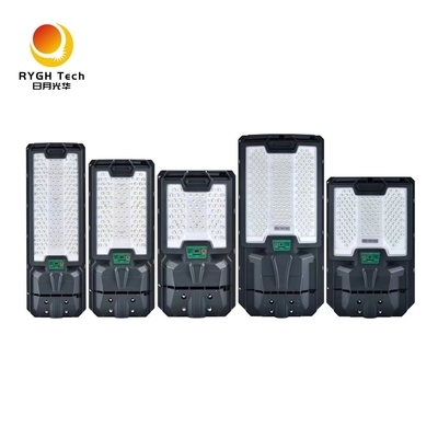 Khu vực bức xạ rộng 300 mét vuông Với độ sáng cao 5050 chip LED Tất cả trong một ánh sáng đường phố năng lượng mặt trời LED 30W