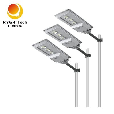 Đèn đường LED năng lượng mặt trời tích hợp 20W với vùng chiếu sáng rộng và độ sáng cao, cảm biến radar chiếu sáng đường công cộng