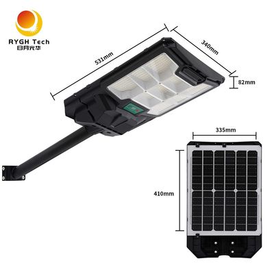 Điều khiển từ xa đèn đường LED công cộng 20W Đèn đường LED năng lượng mặt trời Cảm ứng radar