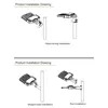80ra Khôi phục màu sắc tự nhiên 300W đèn LED Đèn đường phố Đường cao tốc Quảng trường có sẵn