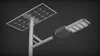 Đèn đường năng lượng mặt trời LED 50W tích hợp ngoài trời