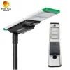 Bộ cảm biến chuyển động Remote Control 40W LED Tất cả trong một đèn đường năng lượng mặt trời với camera CCTV
