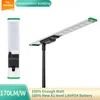 Đèn đường LED năng lượng mặt trời tích hợp Aio nhôm 120W 150W công suất cao cho đường công cộng