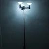 Đèn LED năng lượng mặt trời 15W tích hợp trên đỉnh cột đèn chiếu sáng công cộng cảnh quan