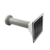 Đèn trụ cổng vuông 5W LED năng lượng mặt trời cho sân vườn có trụ