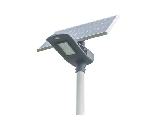 Tách rời không thấm nước trắng năng lượng mặt trời LED Street Light 30W Dịch vụ OEM