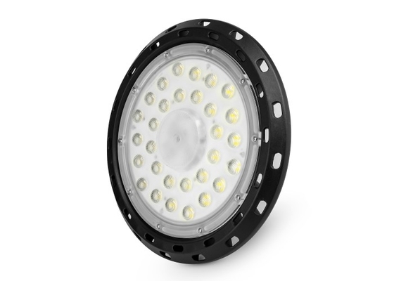 Đen 100 watt Ufo Led High Bay Light Vỏ 60 ° 90 ° 120 ° Góc chùm