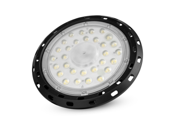 Đen 100 watt Ufo Led High Bay Light Vỏ 60 ° 90 ° 120 ° Góc chùm