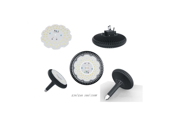 Đèn led không người lái Led High Bay Đèn led IK10 IP65 Công nghiệp E40 E39 150W cho kho