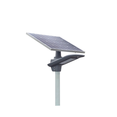 130-150LM / W Pin cao Lumen 60W DC 11.1V Đèn năng lượng mặt trời thông minh chạy bằng đèn LED Nhà ở màu xám với 3 năm bảo hành