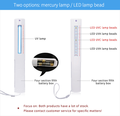 Máy tiệt trùng cầm tay nhẹ Uv LED 4 watt, Máy tiệt trùng cầm tay nhẹ Uv Pin khô
