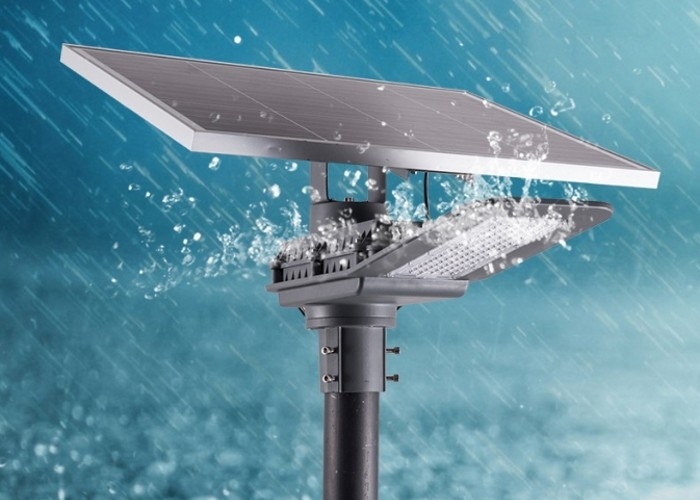 Đèn năng lượng mặt trời ngoài trời SMD 30W IP65 120 LM / W Có bảng pin