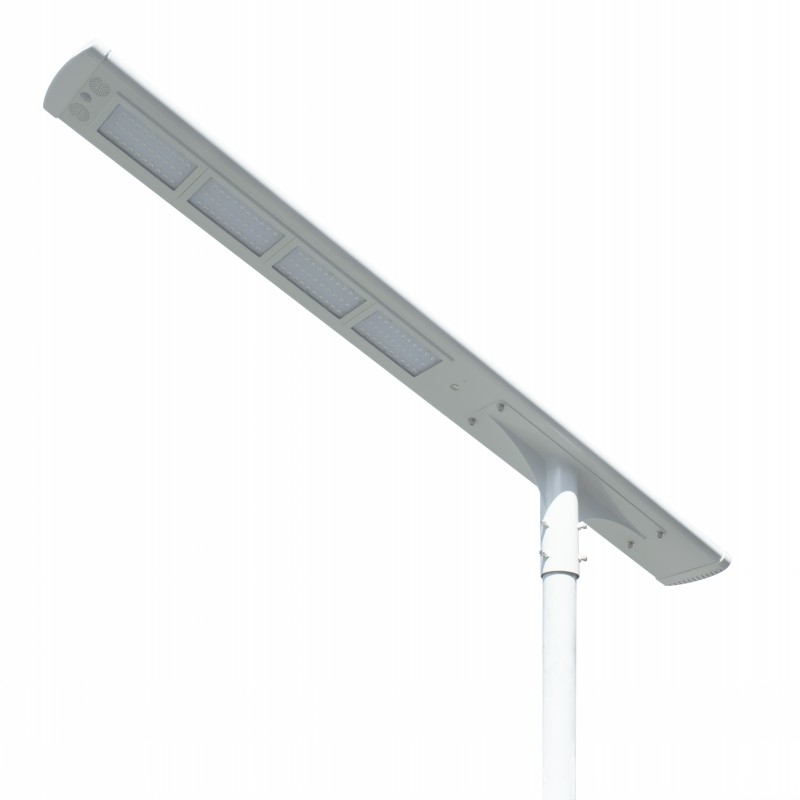 Đèn LED năng lượng mặt trời được cung cấp năng lượng mặt trời IP65 Đèn đường tự động với cảm biến chuyển động 120LM / W