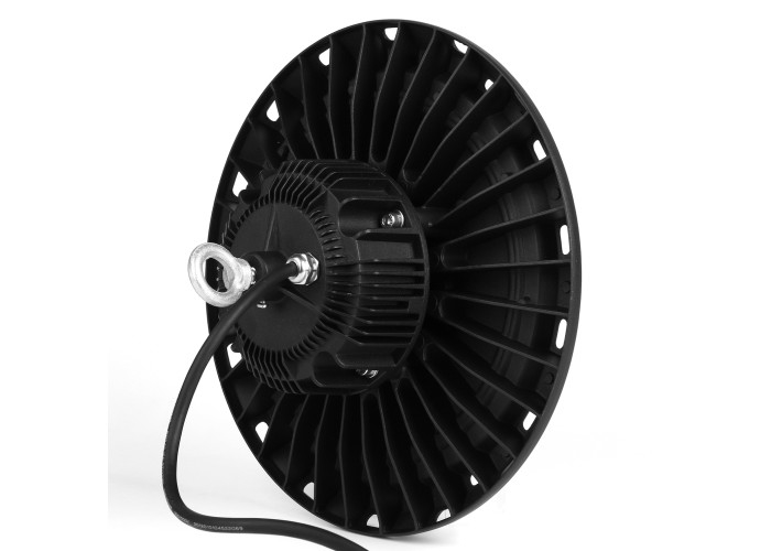Đen 100 watt Ufo Led High Bay Light Vỏ 60 ° 90 ° 120 ° Góc chùm