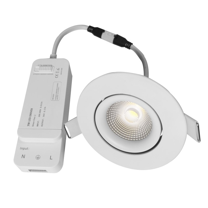 Đèn LED thông minh chống chói ngoài trời Hệ thống UGR TUYA Hệ thống 7 watt dành cho khách sạn