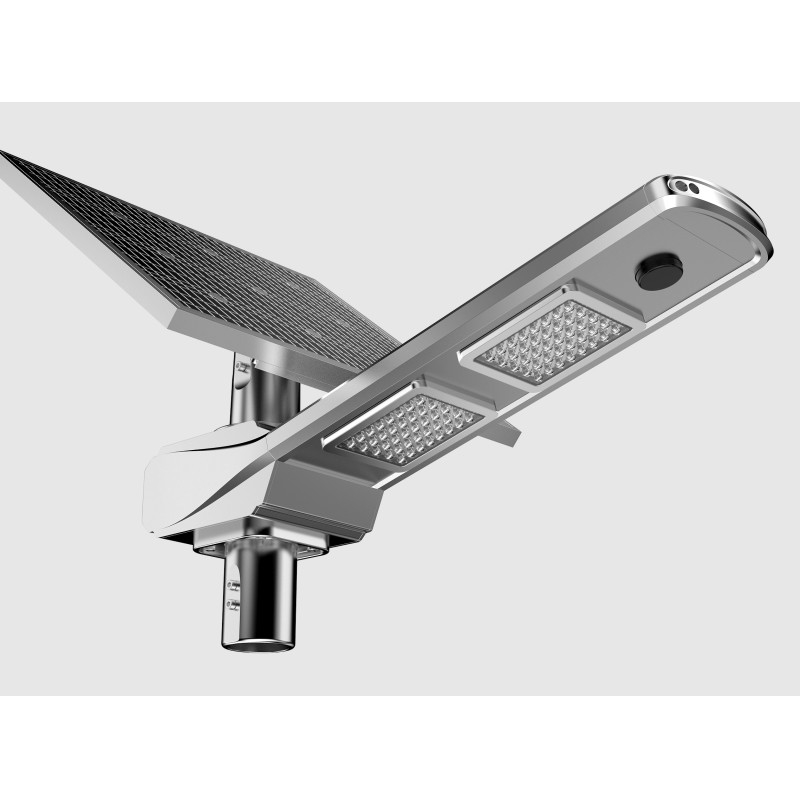 160LM / W Solar Dusk To Dawn Street Light Bảo hành 5 năm với các chứng nhận CE CE